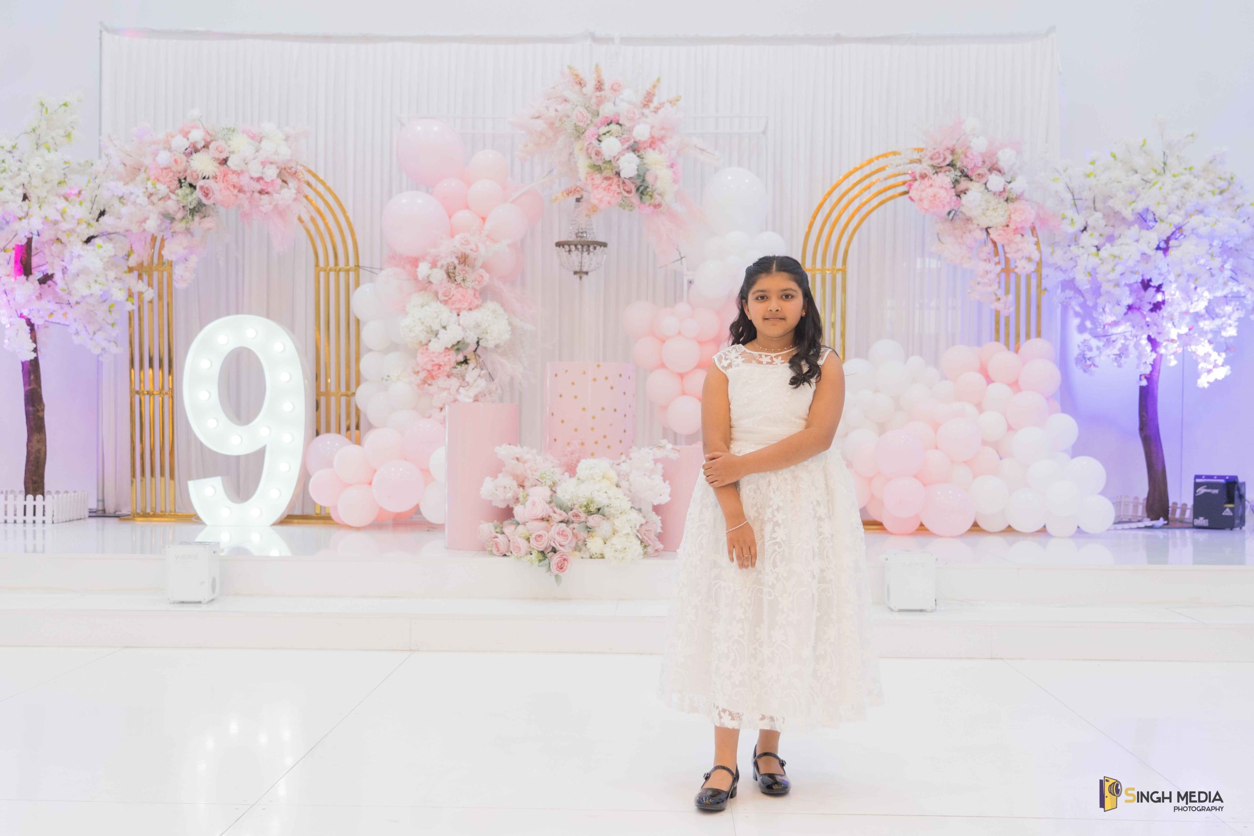 Mehnaz's magical 9th birthday celebration at Occasio By Singh Events