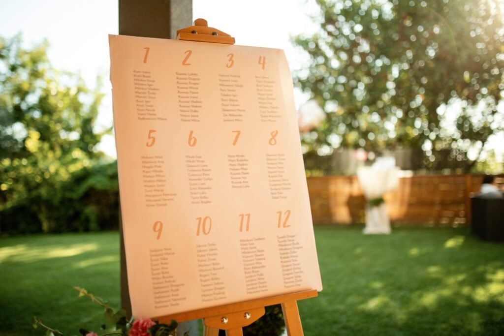 Seating chart: AI seating chart wedding Melbourne digital AI seating chart tool on tablet for Melbourne wedding reception planning 2026